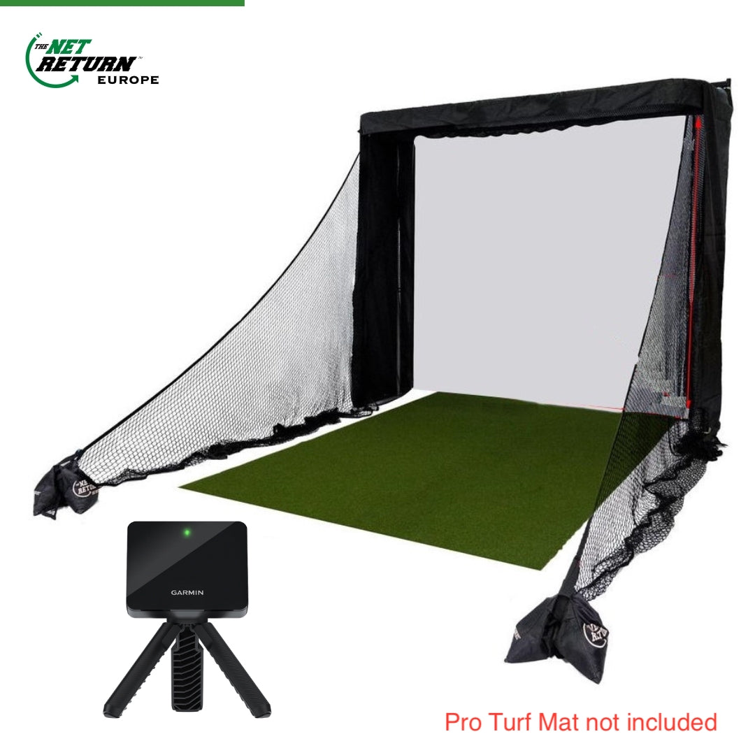 Garmin Approach R10 & The Net Return Simulator Series - Golf Simulator Bay - The Net Return Europe - Indoor Golf - Garmin