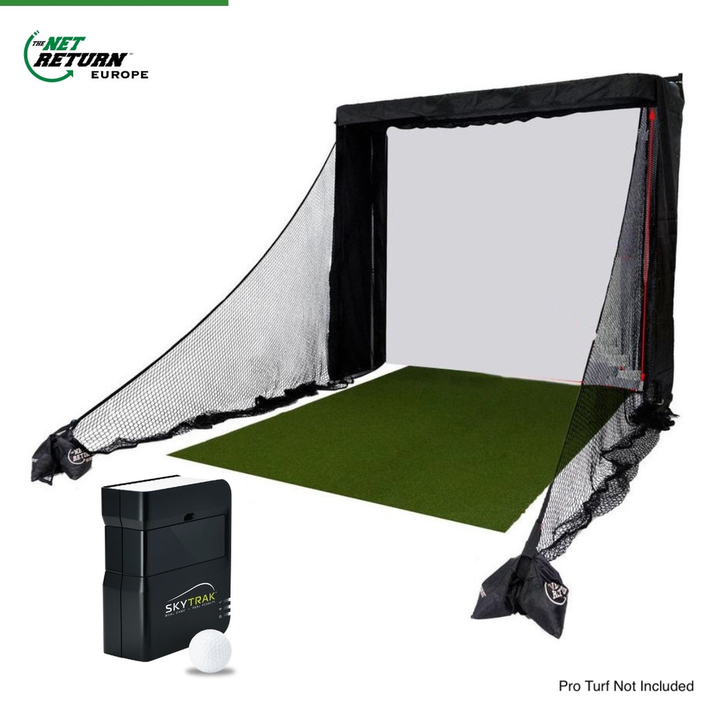 SkyTrak And Simulator Series - Golf Simulator Bay - Golf Simulation - SkyTrak Launch Monitor - Golf Simulator - The Net Return Europe