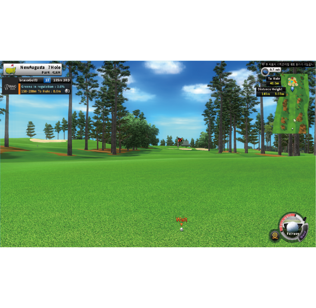 Simulateur de golf Bravo