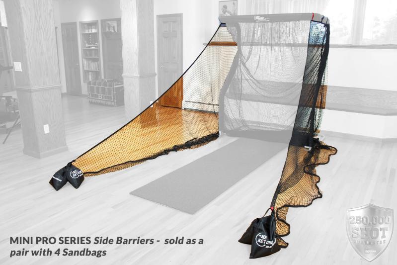Side Barriers Mini Pro Series V2  (4 Sandbags Included)